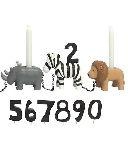 Train d'Anniversaire Kids by Friis - 45 cm - Animal de Safari Train d'Anniversaire Kids by Friis - 45 cm - Animal de Safari