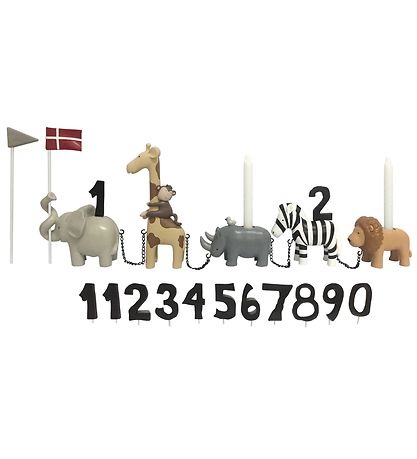 Train d'Anniversaire Kids by Friis - 45 cm - Animal de Safari Train d'Anniversaire Kids by Friis - 45 cm - Animal de Safari