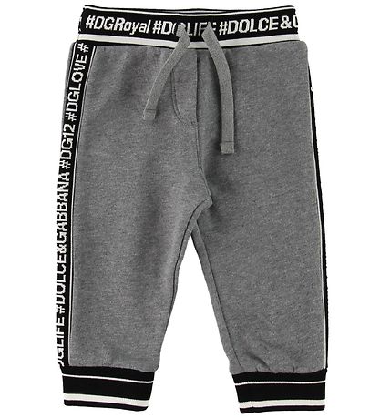 Dolce & Gabbana Sweatpants - Grey Melange Dolce & Gabbana Sweatpants - Grey Melange