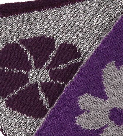 Smallstuff Flaggbanner - Blomster - 240 cm - Lilla/Sølv