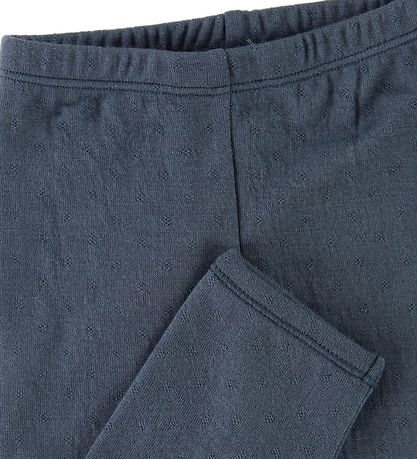 Noa Noa miniature Leggings - Uld/Bomuld - Mørkeblå Noa Noa miniature Leggings - Uld/Bomuld - Mørkeblå