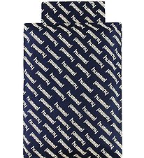 Hummel Sengetøj - Junior - Navy m. Logo
