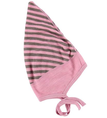 Joha Hat - Wool/Bamboo - Pink/Brown Striped Joha Hat - Wool/Bamboo - Pink/Brown Striped