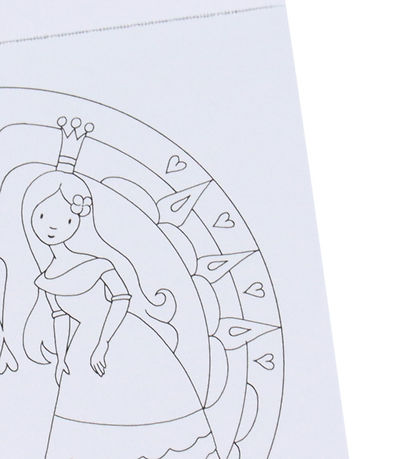 Mini Mandalas Malebog - Prinsesser