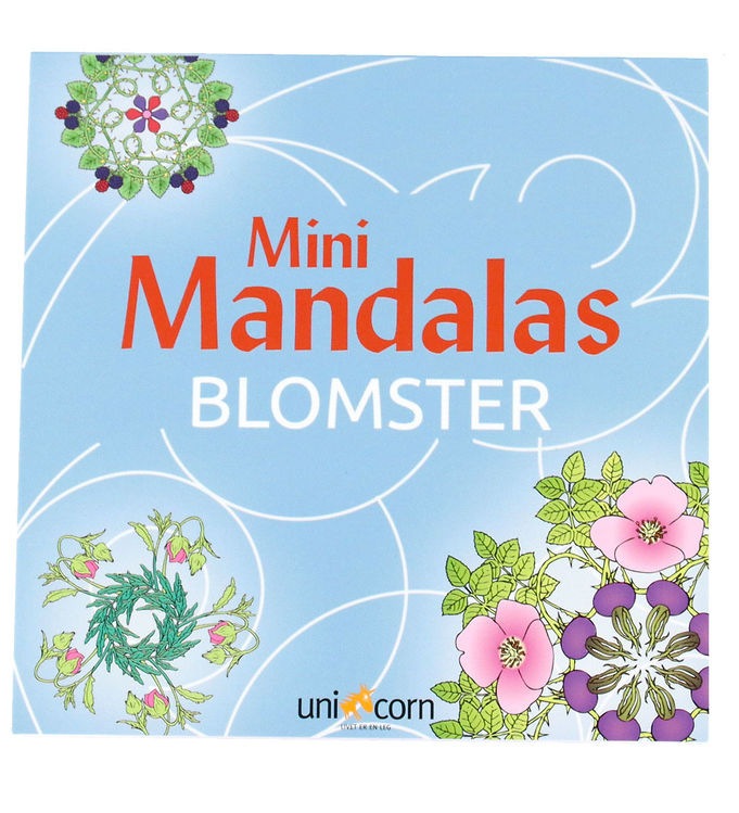 Mini Mandalas Malebog - Blomster