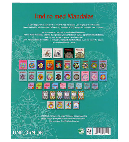 Mandalas Malebog - Lær Bogstaver