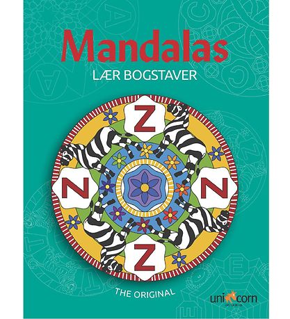 Mandalas Malebok - Lær Bogstaver