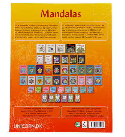 Mandalas Malebog - Den Fantastiske Malebog - 4 år