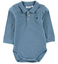 Noa Noa miniature Body l/æ - Støvet Blå m. Krave Noa Noa miniature Body l/æ - Støvet Blå m. Krave