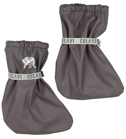 CeLaVi Overtrækssko m. Fleece - PU - Grå CeLaVi Overtrækssko m. Fleece - PU - Grå