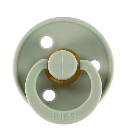 BIBS Colour Sutter - Str. 2 - 2-pak - Rund - Sage/Hunter Green