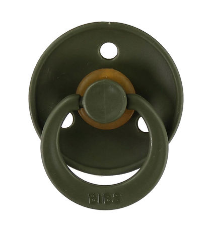 BIBS Colour Sutter - Str. 2 - 2-pak - Rund - Sage/Hunter Green