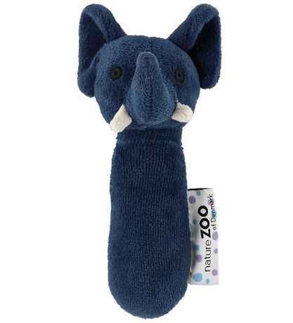 NatureZoo Rattle - Elephant - Dark Blue NatureZoo Rattle - Elephant - Dark Blue