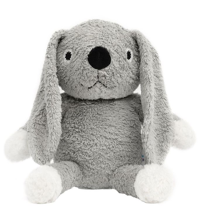 NatureZoo Bamse - 18 cm - Teddyfleece - Kanin - Grå