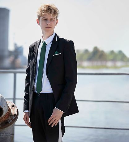 Hound Bukser - Sort m. Hvide Striber Hound Bukser - Sort m. Hvide Striber