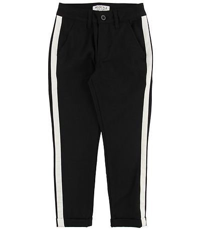 Hound Bukser - Sort m. Hvide Striber Hound Bukser - Sort m. Hvide Striber