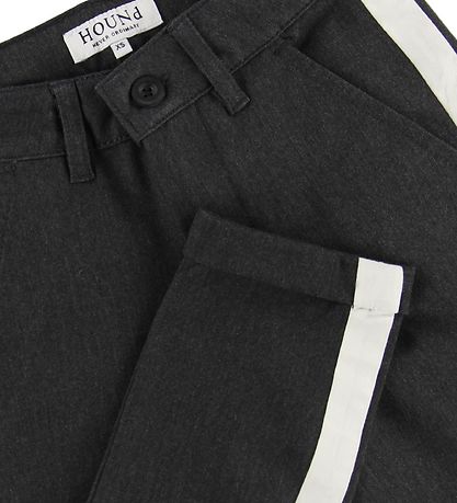 Hound Bukser - Grå m. Hvide Striber