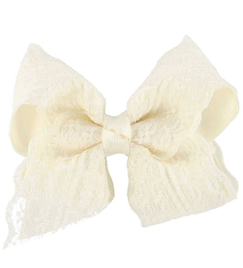 Little Wonders Haarschleife - 9 cm - Elfenbein m. Spitze - Little Wonders - One Size - Haarschmuck
