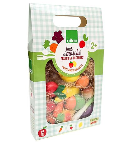 Vilac Leikkiruoka - Hedelmät ja vihannekset