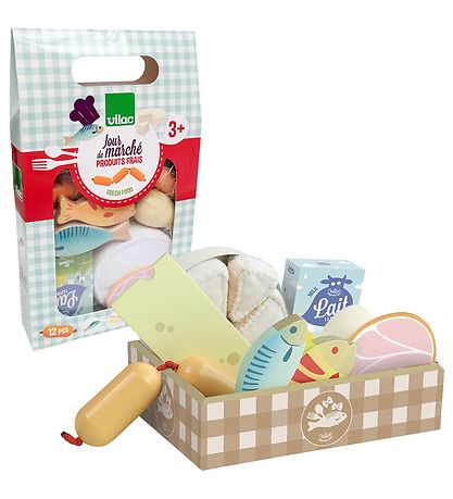 Vilac Play Food - Fish, Meat & Cheese Vilac Play Food - Fish, Meat & Cheese