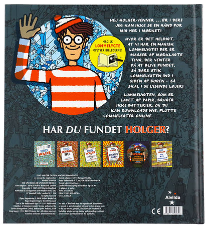 Alvilda Bog - Find Holger & Den Magiske Lommelygte - Dansk