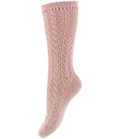 Condor Knee High Socks - Knitted - Rose w. Glitter Condor Knee High Socks - Knitted - Rose w. Glitter