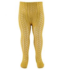 Condor Strumpfhosen - Strick - Senf Condor Strumpfhosen - Strick - Senf