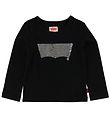 Levis Bluse - Sort m. Pailletter Levis Bluse - Sort m. Pailletter