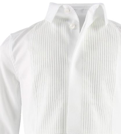 Dolce & Gabbana Shirt - White w. Pleating Dolce & Gabbana Shirt - White w. Pleating