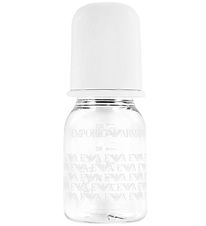 Emporio Armani Babyflasche - Kunststoff/Silikon - 125 ml - Weiß Emporio Armani Babyflasche - Kunststoff/Silikon - 125 ml - Weiß