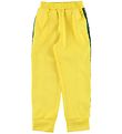 Grunt Bukser - Leen - Gul m. Striber