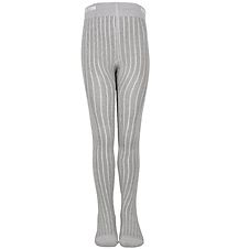 Melton Tights - Bamboo - Grey Melange w. Glitter Melton Tights - Bamboo - Grey Melange w. Glitter