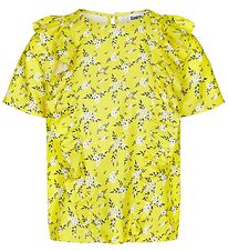 Cost:Bart T-shirt - Etty - Yellow w. Flowers Cost:Bart T-shirt - Etty - Yellow w. Flowers