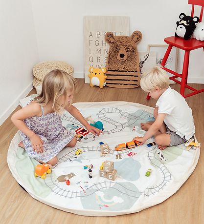 Play&Go Speelmat - Ø: 140 Cm - Train Play&Go Speelmat - Ø: 140 Cm - Train