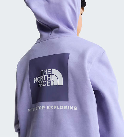 The North Face Hættetrøje - Teen Evoltn - Pale Plum m. Print