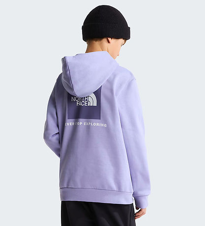 The North Face Hættetrøje - Teen Evoltn - Pale Plum m. Print