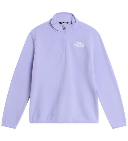 The North Face Fleecetrøje - Glacier - 1/4 Zip - Pale Plum