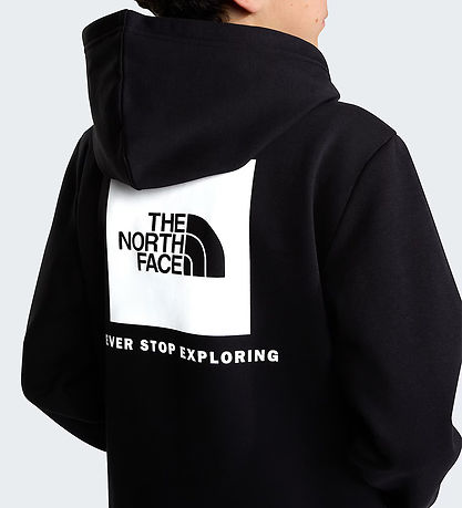 The North Face Hættetrøje - Teen Evoltn - Sort m. Print