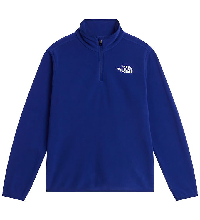 The North Face Fleecetrøje - Glacier - 1/4 Zip - Bold Blue
