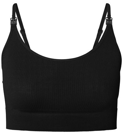 Noppies Amme Top - Rib - Mira Seamless - Sort