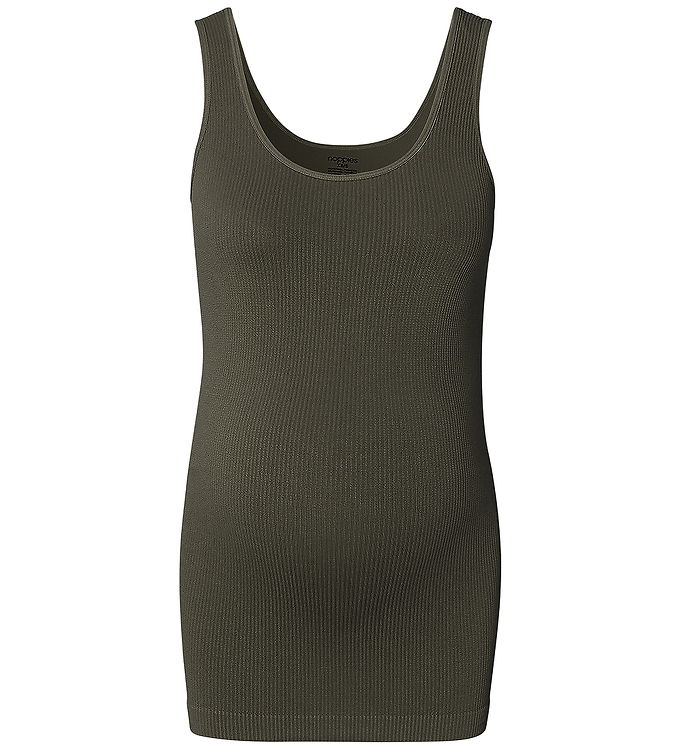 Noppies Graviditetstop - Rib - Sama Seamless - Olive
