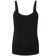 Noppies Amme Top - Rib - Evi Seamless - Sort