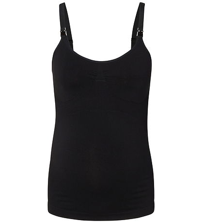 Noppies Amme Top - Rib - Evi Seamless - Sort
