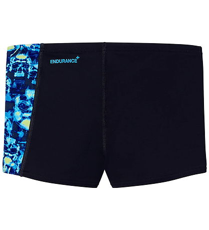 Speedo Badebukser - Print Panel - Anthracite/Hyper Teal
