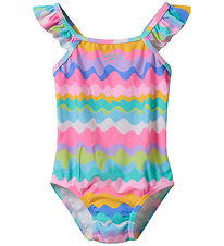 Speedo Badedragt - Ruffle - Citrus Green
