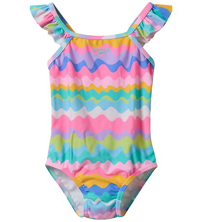 Speedo Badedragt - Ruffle - Citrus Green