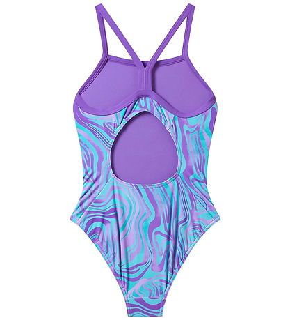 Speedo Badedragt - Print Thinstrap - Pace Purple