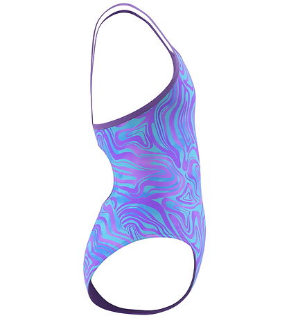 Speedo Badedragt - Print Thinstrap - Pace Purple