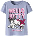Name It T-shirt - Hello Kitty - NmfFira - Noos - Purple Impressi