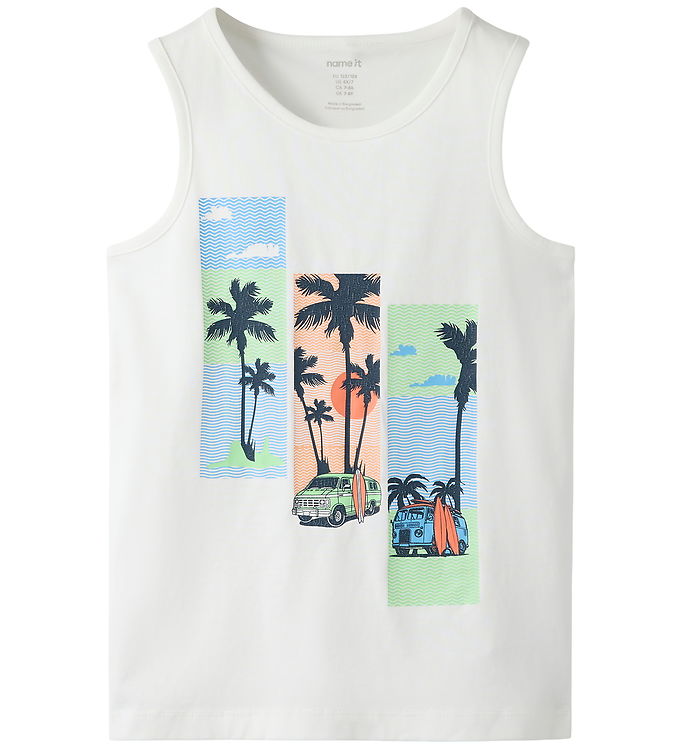 Name It Tanktop - NkmPfumma - Cloud Dancer